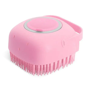 2-in-1 Pet Shampoo Dispenser & Massage Brush