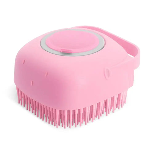 2-in-1 Pet Shampoo Dispenser & Massage Brush