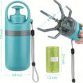 Portable Dog Pooper Scooper – No Touch One-Hand Pet Waste Pickup Tool