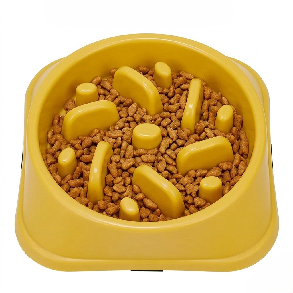 Slow Feeder Dog Bowl – Non-Slip Anti-Gulping Feeding Bowl for Dogs