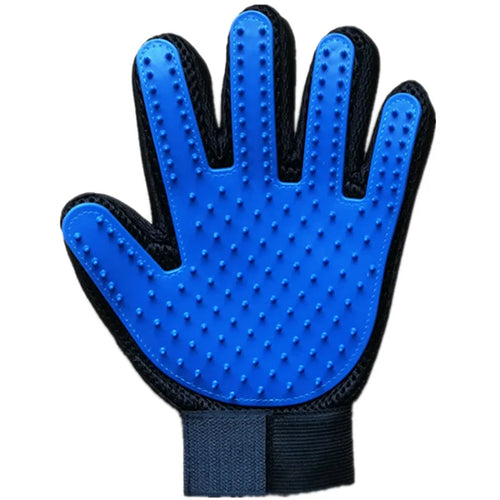 2-in-1 Pet Grooming Glove – Gentle Hair Removal & Massage Brush for Dogs & Cats