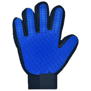 2-in-1 Pet Grooming Glove – Gentle Hair Removal & Massage Brush for Dogs & Cats
