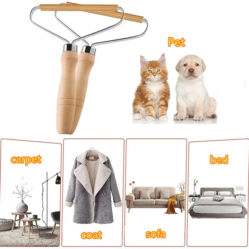 Portable Manual Pet Hair Remover for Carpet & Furniture