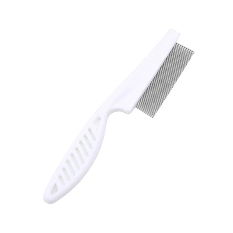 Stainless Steel Pet Flea Comb – Dog & Cat Hair Removal Grooming Brush