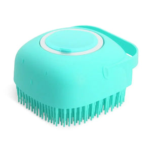2-in-1 Pet Shampoo Dispenser & Massage Brush